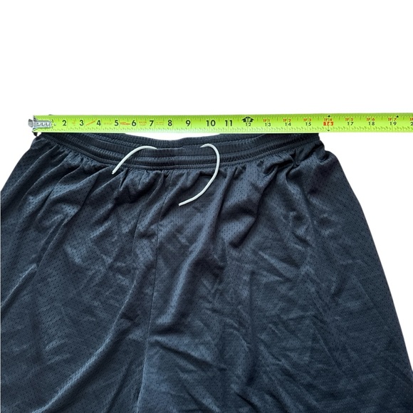 Vintage Nike Team Sports Black Athletic‎ Shorts Size XL Nike Swoosh Logo Men’s - Picture 5 of 11